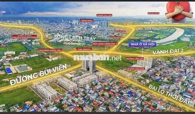 Bán chung cư nhà ở xã hội Golden Point Kiến An- Hải Phòng.
