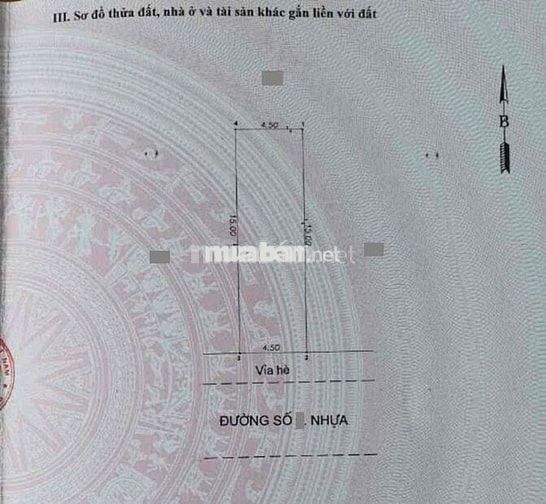Đất gần chợ Dĩ An 2, P Dĩ An, Tp Dĩ An.