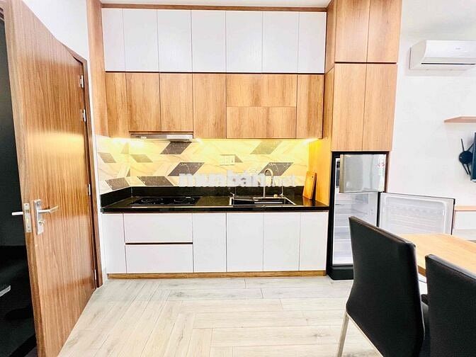 căn studio siêu rộng khu hoà xuân full nội thất