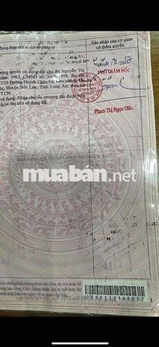 Bán 135m2, đất mặt tiền khu dân cư. kênh học trò - Xã Thanh Phú