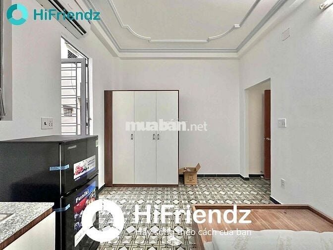 Căn hộ Studio 35m2 - Ban công - Fulll Nội Thất - Cv Gia Định- Sân bay