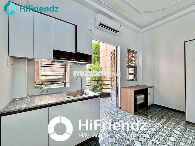 Căn hộ Studio 35m2 - Ban công - Fulll Nội Thất - Cv Gia Định- Sân bay
