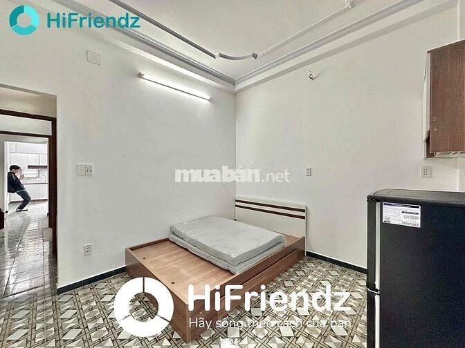 Căn hộ Studio 35m2 - Ban công - Fulll Nội Thất - Cv Gia Định- Sân bay