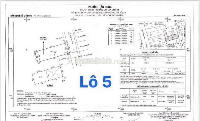 Cần bán 5 lô đất 1041 trần xuân soạn quận 7