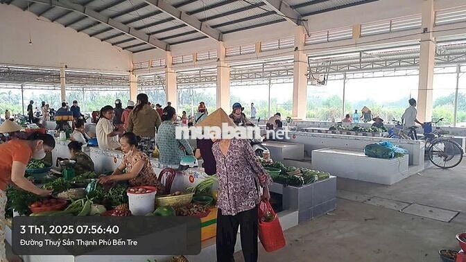 Bán đất nền ngay chợ Thạnh Phú, pháp lý rõ ràng, 115m2
