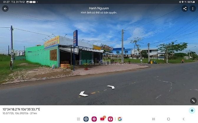 Bán đất mặt tiền đường 826 Tân Trạch Cần Đước