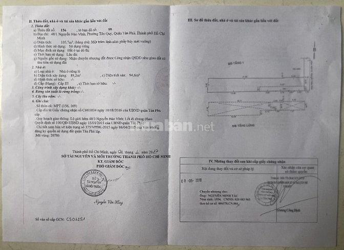 Nhà hẻm 1/ Gò Dầu quận Tân Phú 