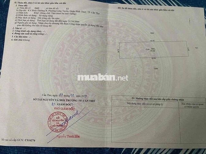 Bán nền đẹp trục A KDC Đại Lộc Phát giá 970 triệu