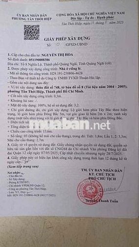 Bán đất 1/ Nguyễn Thị Kiểu, Q12 – 50m², góc 2 mặt hẻm, 3.95 tỷ