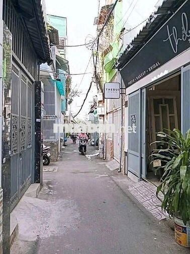CHO THUÊ NHÀ 2 MT HẺM THÔNG 4M. SAU 1 CĂN MT LÊ VĂN THỌ. GIÁ 10TR/TH