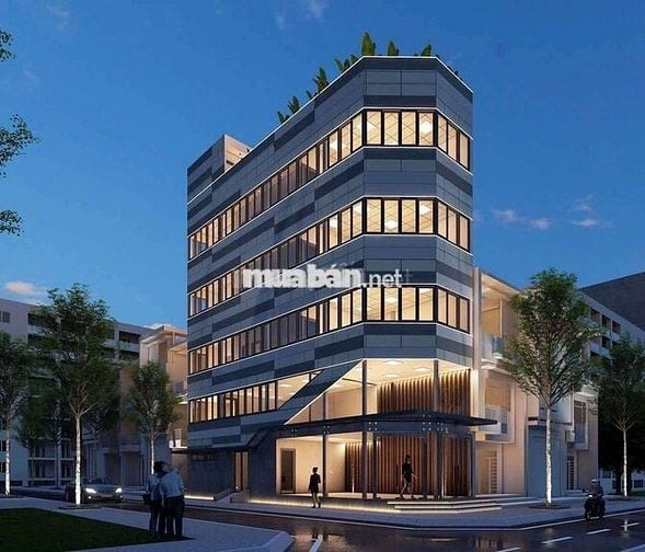 TÒA NHÀ VP 5X20M 1 TRỆT 5 LẦU CÓ THANG MÁY MỚI 100%
