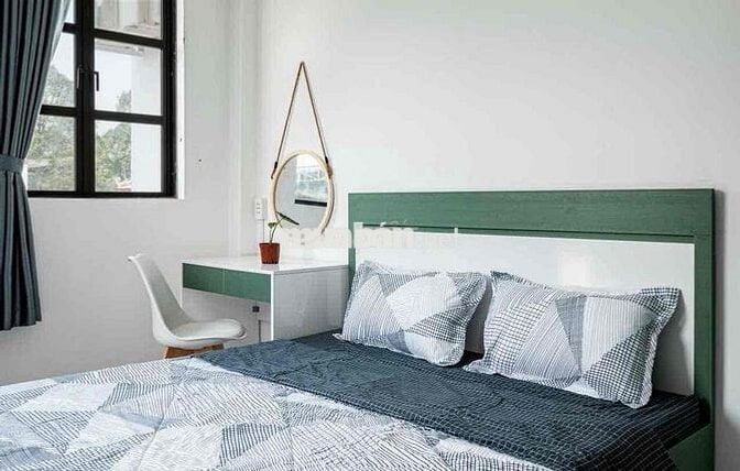 Căn Hộ Tách Bếp - 40m2 - Ban Công - Full Nội Thất - Cv Gia Định.