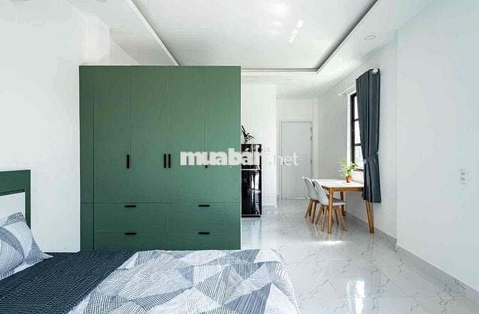 Căn Hộ Tách Bếp - 40m2 - Ban Công - Full Nội Thất - Cv Gia Định.