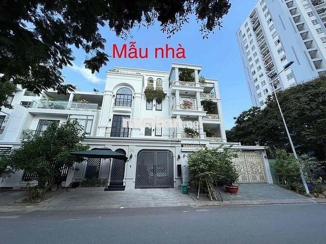 ĐẤY XÂY BIỆT THỰ KHU NAM LONG LIỀN KỀ PHÚ MỸ HƯNG