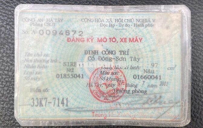Bán Dream TQ 2001, BS33, GTĐĐ