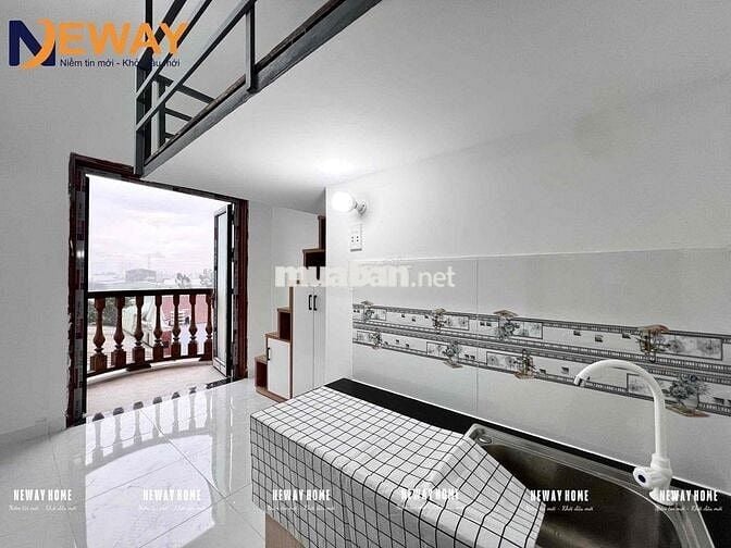 CĂN HỘ DỊCH VỤ MỚI XÂY - BANCOL RIÊNG THOÁNG MÁT - BẢO VỆ 24/7