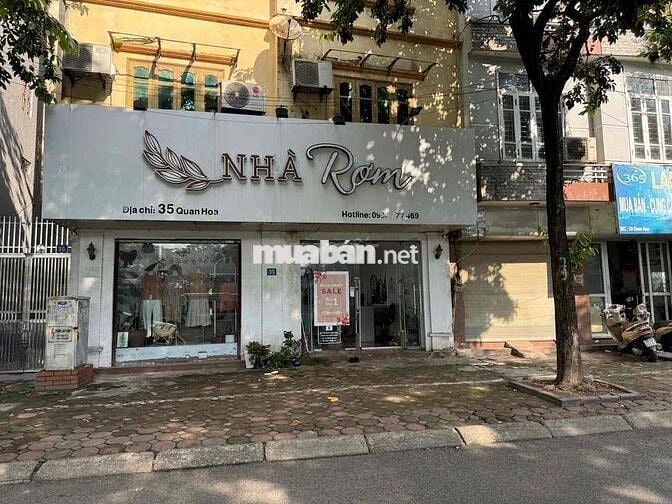 Cho thuê cửa hàng 50m2, 35 phố Quan Hoa, quận Cầu Giấy