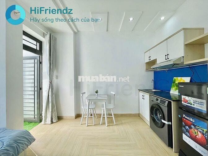 PHÒNG FULL NỘI THẤT 40m2 CỬA SỔ BAN CÔNG LỚN Ở BÌNH THẠNH GẦN Q1,Q3