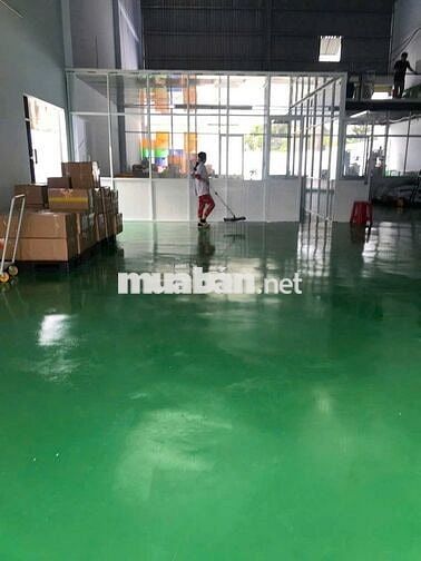 Kho xưởng mới xây 720m², nền epoxy sạch đẹp Chỉ 45 triệu/tháng