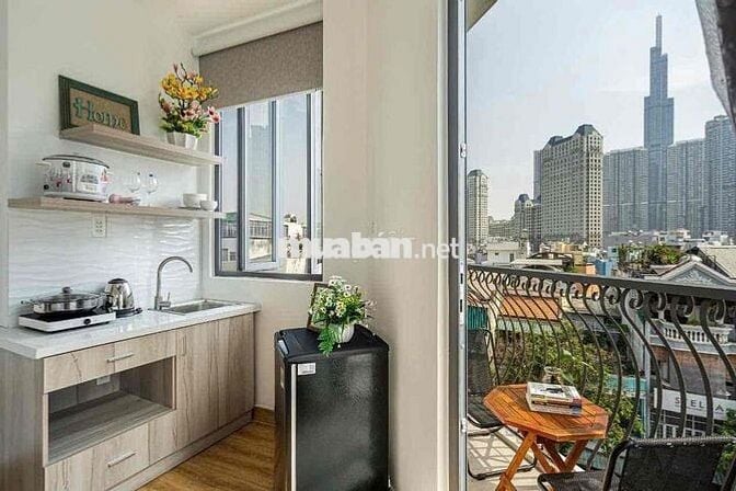 Cho Thuê Căn Hộ Studio Gần Vòng Xoay Lăng Cha Cả-Ngã Tư Phú Nhuận QTB