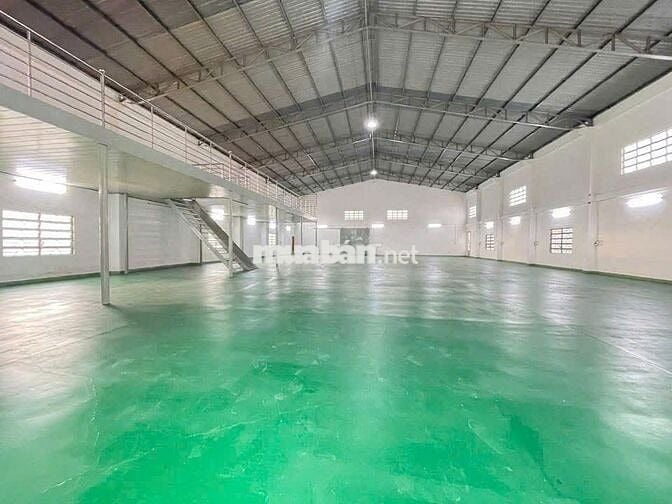Kho xưởng 1100m²Full tiện ích Có gác lửng,văn phòng,hợp đồng chính chủ