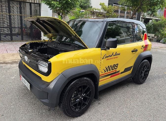 Vinfast VF3 Vàng Pin Thuê lên full đồ chơi 80tr