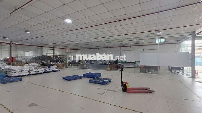 Cho thuê kho xưởng Bình Chánh , KV : 3.000m2, XD : 2.500m2, vp : 350m2