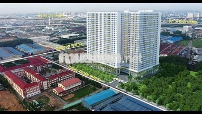 Studio 32,4 m2 cho thuê 3,5tr tại Legacy Central Thuận Giao 25