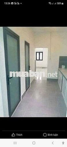 Cho thuê nhà có sân vườn  6m5x21m: 129 m2 ( 2 phòng ngủ: 79m2 )