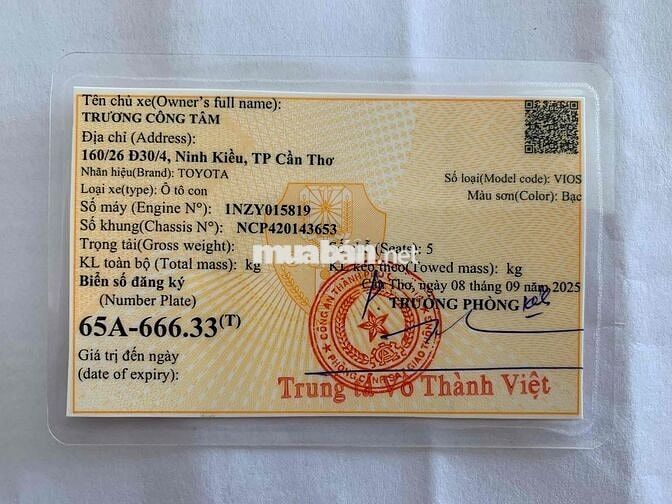 Toyota Vios 2009 1.5E AT - 212122 km nhập khẩu