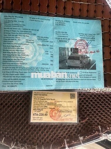 Kia Carens 2016 EX MT 2.0 - 190000 km