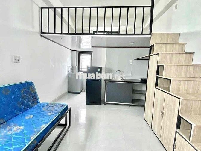 CĂN HỘ MINI CÓ GÁC CỬA SỔ THOÁNG CÓ THANG MÁY GẦN NHÀ THỜ NAM HẢI Q8