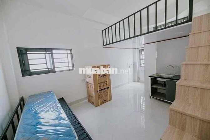 CĂN HỘ MINI CÓ GÁC CỬA SỔ THOÁNG CÓ THANG MÁY GẦN NHÀ THỜ NAM HẢI Q8