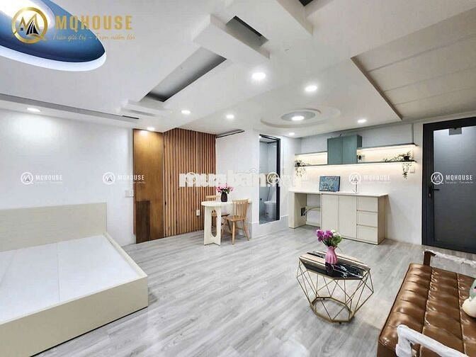 Căn hộ cao cấp 40m2 thoáng mát.FULL NỘI THẤT MỚI KENG + MÁY GIẶT RIÊNG