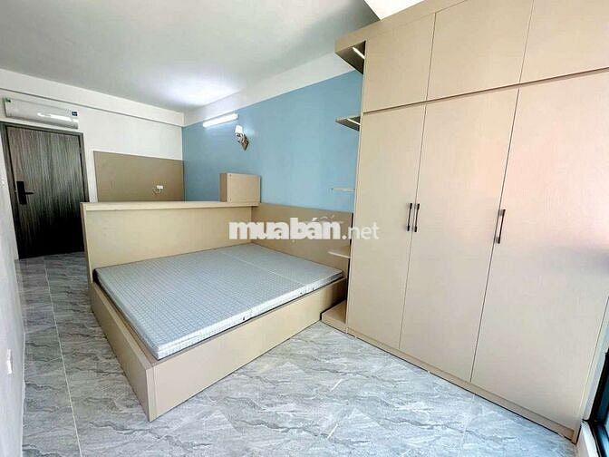 Phòng studio 35m2 bếp xa giường_ban công_full nt_Hẻm 76 Bùi Đình Túy