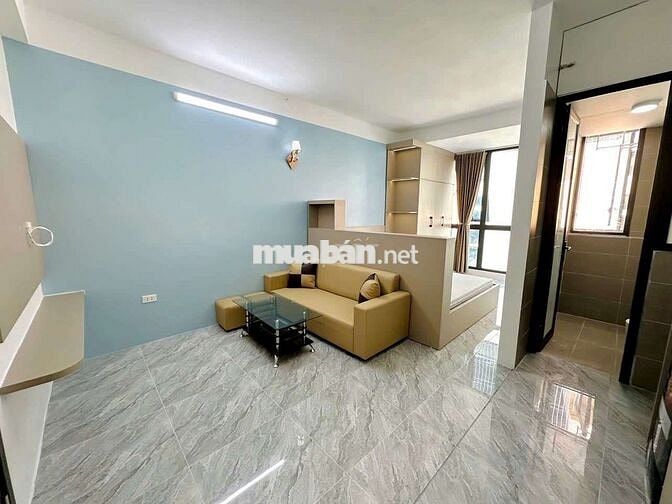 Phòng studio 35m2 bếp xa giường_ban công_full nt_Hẻm 76 Bùi Đình Túy