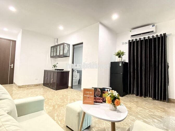 CHO THUÊ CĂN HỘ 1PN FULL NỘI THẤT , BAN CÔNG  NGAY TẠI BẾN XE MỸ ĐÌNH