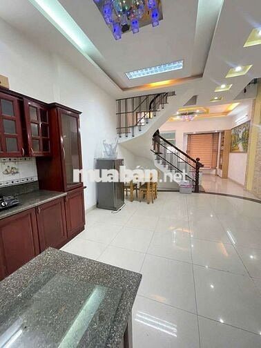 Nhà trệt lầu có nội thất KDC Thới nhựt