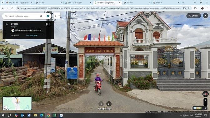 Bán nhà đất - Đường Ấp 3 “ Xóm Ba Tròn ”, Xã Long Cang, Huyện Cần Đước