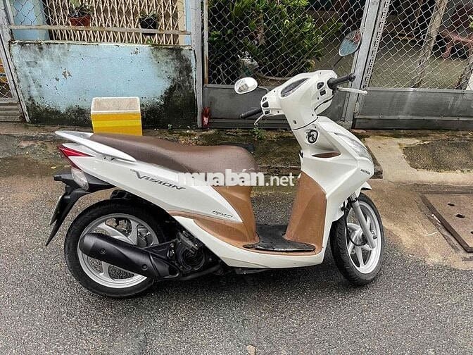 Honda Vision Trắng Thùng Nâu - BSTP Giá Rẻ
