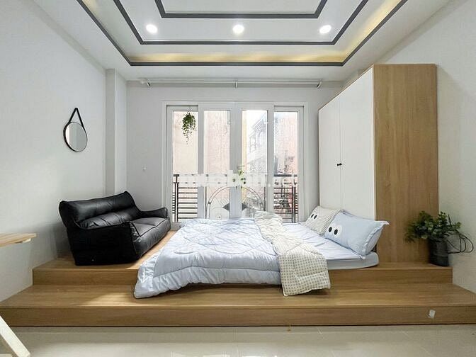 Cho thuê căn hộ cao cấp full nt có ban công ngay ngã tư Phú Nhuận