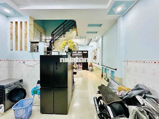 Nhà Dương Thị Mười - 3 Tầng - 5 X 16 - Hẻm Ô Tô - Giá 5 Tỷ 590