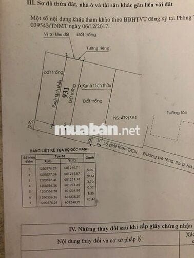 2 LÔ LIỀN KỀ DIỆN TÍCH LỚN THẠNH LỘC 08