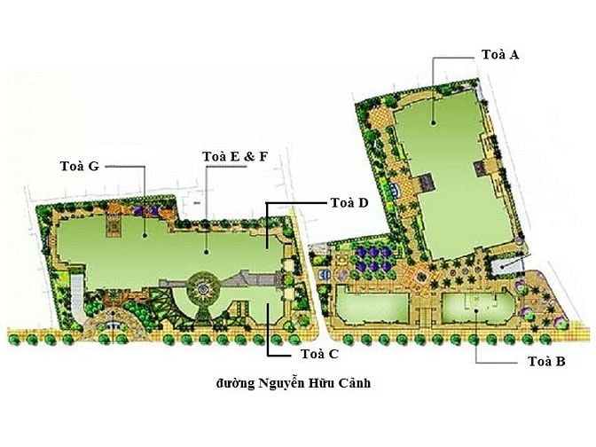 Bán Căn hộ tại The Manor Bình Thạnh gồm 3 phòng ngủ 124m2