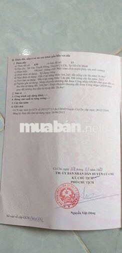 Nguyễn Kim Cương, ngang 8m, dài 26. Thổ cư 100% sổ hồng riêng .