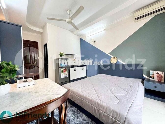 Cho Thuê Studio 30m2 Full NT Balcon Ngay Cầu Vượt 3/2 Đh kinh Tế UEH