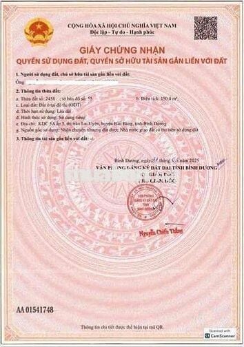 Ngộp Nặng ra nhanh 150m2 full tc - xây dựng tự do - cách KCN 600m
