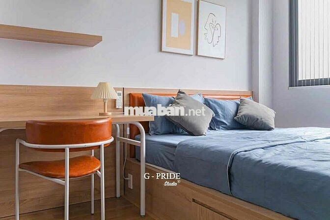 Căn hộ 1 Phòng ngủ, Full nội thất, Nhà mặt tiền, thang máy