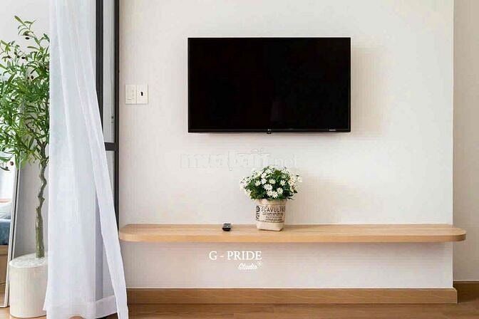 Căn hộ 1 Phòng ngủ, Full nội thất, Nhà mặt tiền, thang máy
