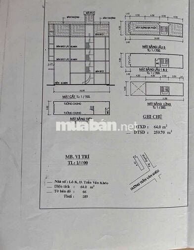 Bán nhà mặt tiền trấn văn khéo, trệt lửng 3 lầu